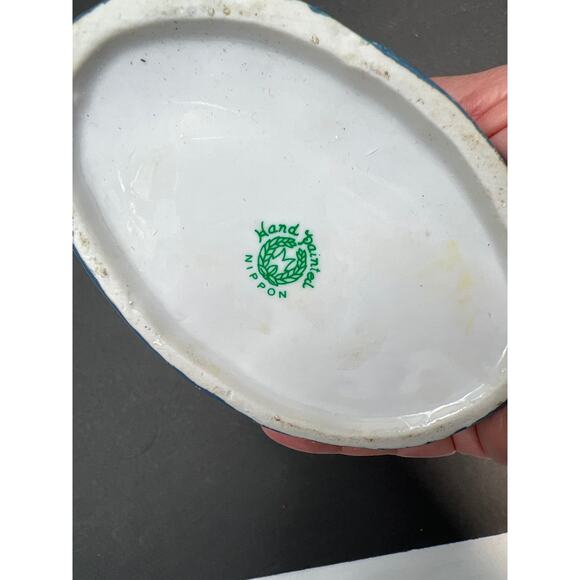 Vintage Nippon Lady Head Vase Large Hand Painted Blonde Morimura Brothers 40s - Picture 8 of 9